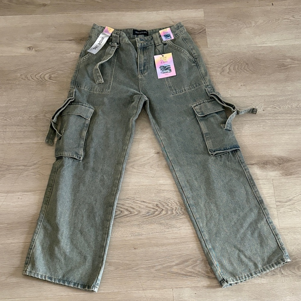 Jean Cargo Pants